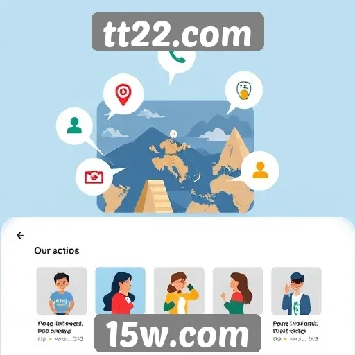 Recursos de comunidade e interação no tt22.com