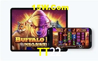 Tela de boas-vindas e lobby de jogos do aplicativo TT22